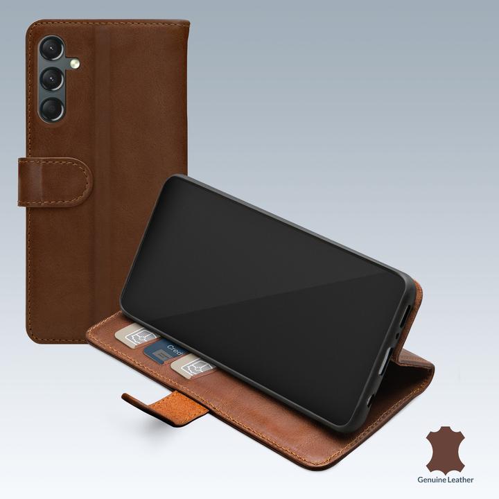 Produktbild Mobilize Portemonnaie aus Leder (Samsung Galaxy A24)