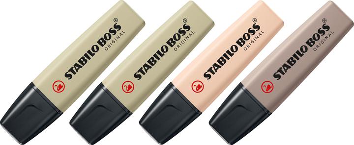 Productafbeelding STABILO BOSS NATUUR KLEUREN - Markeerstift (kleur gesorteerd, 5 mm, 3 x)