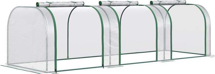 Immagine prodotto Outsunny Serra a film con 3 porte a rullo