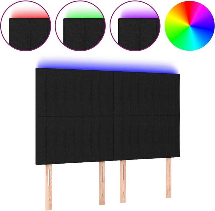 Produktbild vidaXL LED Kopfteil (144 x 5 x 128 cm)