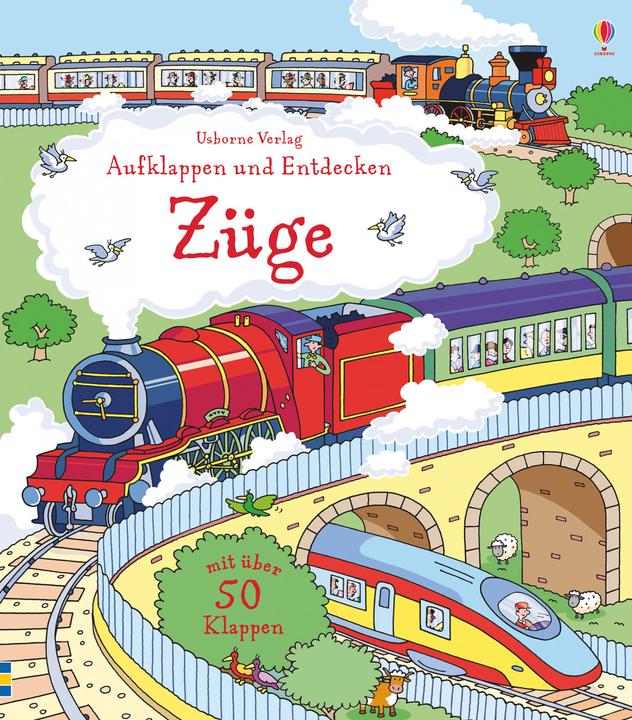 Produktbild Aufklappen und Entdecken: Züge (Deutsch, Alex Frith, 2016)