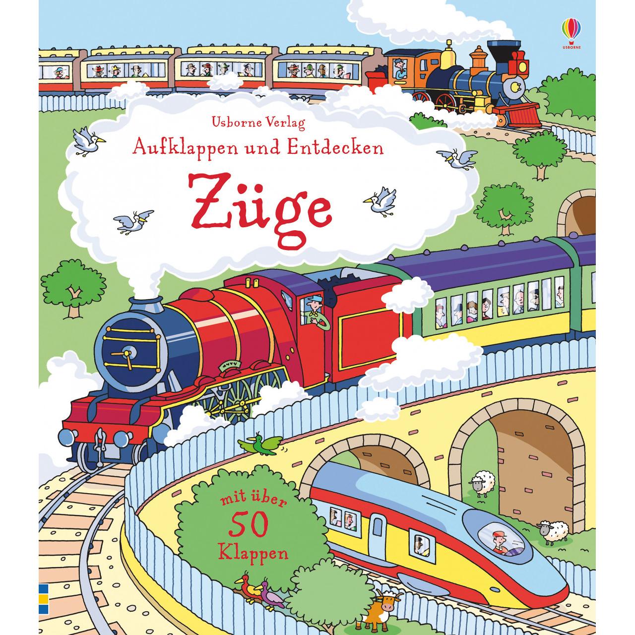 Aufklappen und Entdecken: Züge, Kinderbücher von Alex Frith