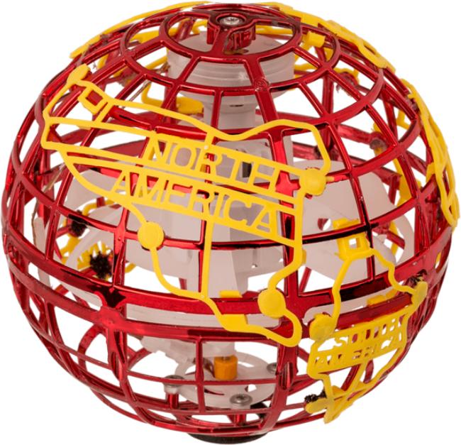 Actual product image Ootb Flying Globe, Magic, red/yellow (9.50 cm)