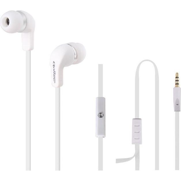 Qoltec Bianco 50801 Cuffie In-Ear Con (Nc, Cablato), Cuffie,