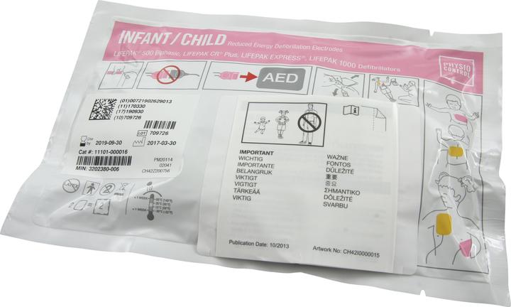 Physio Control Original Defi-Elektroden Pads Physio Contol LP 500/1000/CR Plus/CR +/ Express