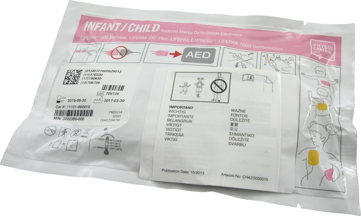 Physio Control Original Defi-Elektroden Pads Physio Contol LP 500/1000/CR Plus/CR +/ Express