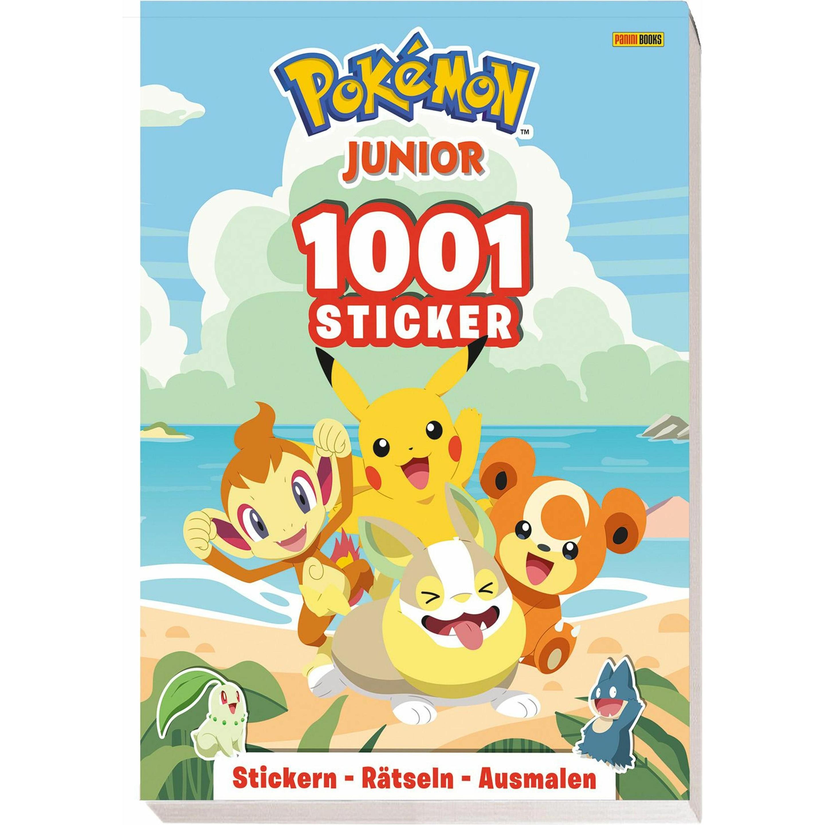 Panini Pokémon Junior: 1001 Sticker - Stickern - Rätseln - Ausmalen ...