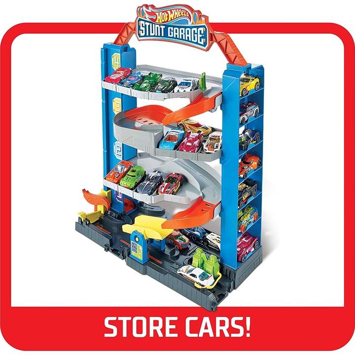 Actual product image Hot Wheels Stunt Garage, play set
