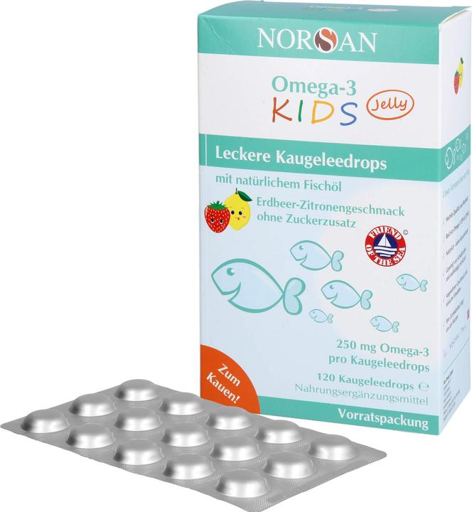 Actual product image Norsan Omega-3 Kids (1 Piece, Sweet, 254 g)