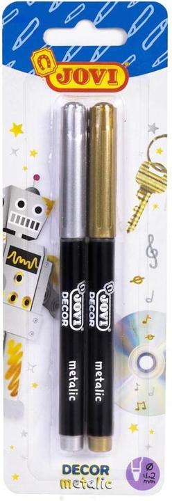 Image du produit Jovi Marqueur DECOR METALIC, or et argent (1 x)