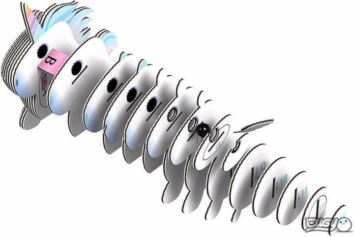 Actual product image Eugy Unicorn Sky