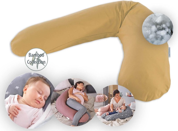 Produktbild Theraline Stillkissen "Das Original" mit Polyester Hohlfaser Füllung inkl. Bezug 190 cm (190 cm)