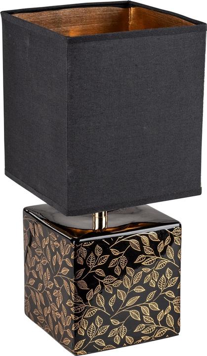 Formano Lampe 35 cm noir/or