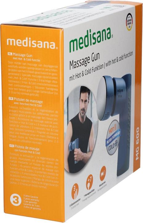 Produktbild Medisana MG 600 Hot & Cold Massagepistole (3 Stufen, 180 min)