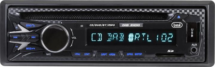 Actual product image Trevi XCD 5790 DAB - CD/DVD/DAB+ car stereo system, USB/SD card input, Audio AUX IN, power 180