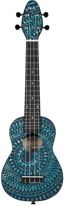 Immagine prodotto Keiki Pacchetto Ukulele - Soprano - Caleidoscopio blu (Soprano, Sopranino)