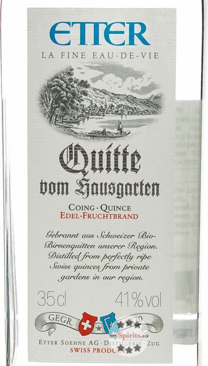 Produktbild Etter Quitte vom Hausgarten (1 x 35 cl)