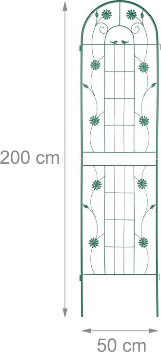 Produktbild Relaxdays 2x Rankgitter (2 cm, 50 cm)