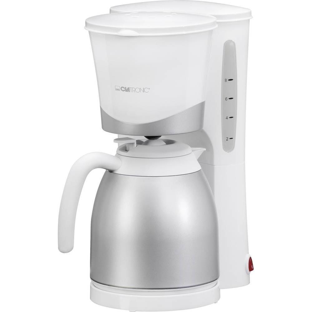 Clatronic Kaffeemaschine KA 3327 Weiss F, Filterkaffeemaschine, Weiss