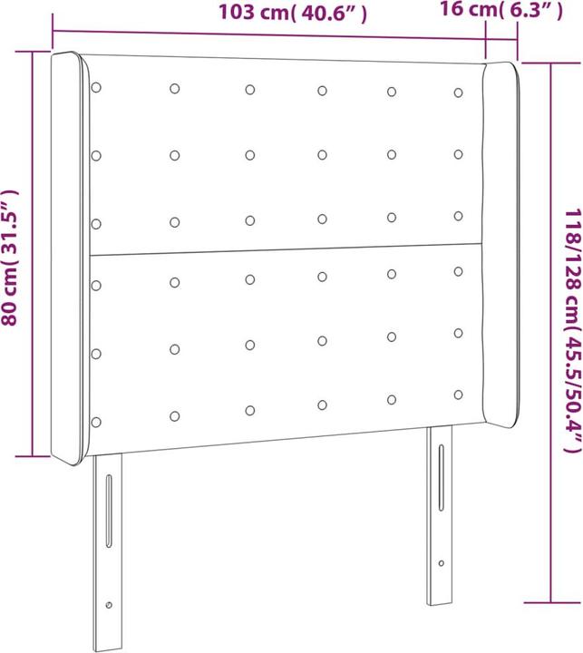 Image du produit VidaXL Songan (103 x 16 x 128 cm)