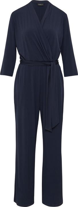 Produktbild S.Oliver Overall Fliessender Jumpsuit in Wickeloptik mit Bindegürtel (40)