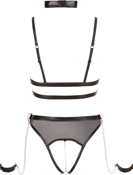 Produktbild Cottelli Collection Body ouvert mit Ketten (S)