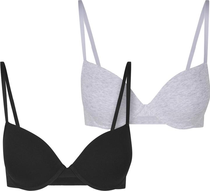Produktbild Urban Classics Ladies Basic Cotton Bra 2-Pack - 192969 (2er Pack, 75 A)
