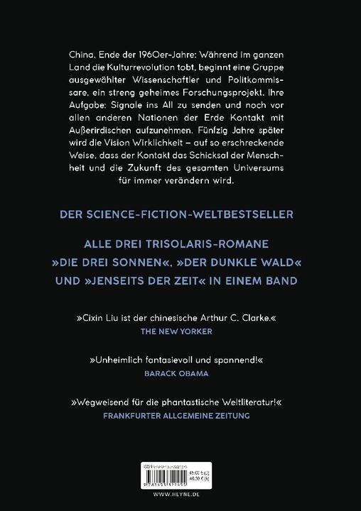 Produktbild Trisolaris – Die Trilogie (Deutsch, Cixin Liu, 2022)