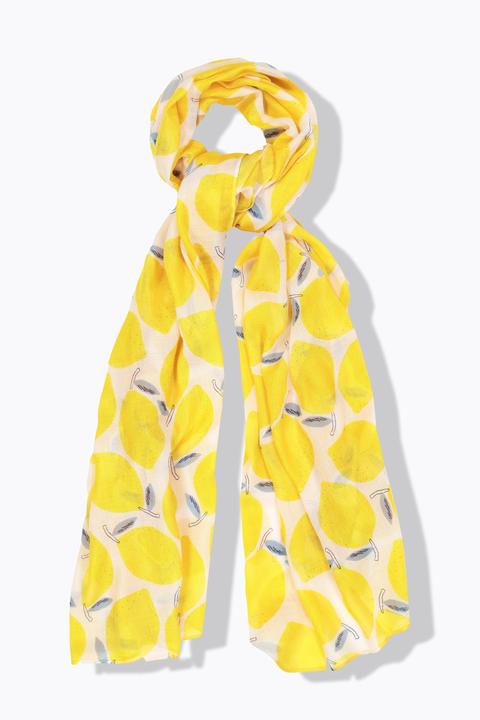 Immagine prodotto Ulla Popken Sciarpa con fantasia con limoni