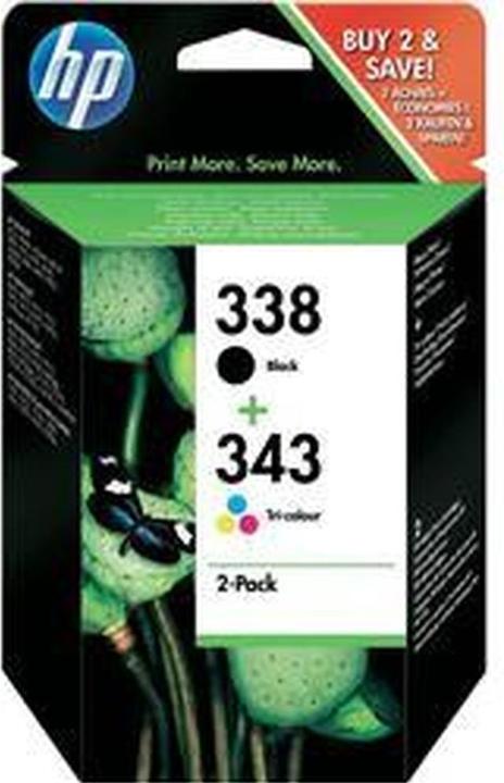 HP 338, 343 (BK, Color)