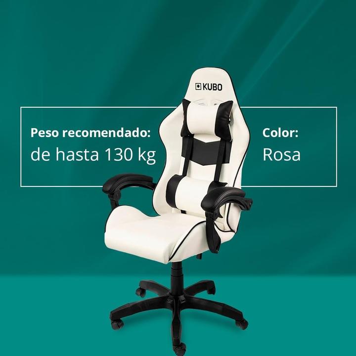 Immagine prodotto Kubo Sedia da gaming ergonomica con supporto lombare e testiera regolabile