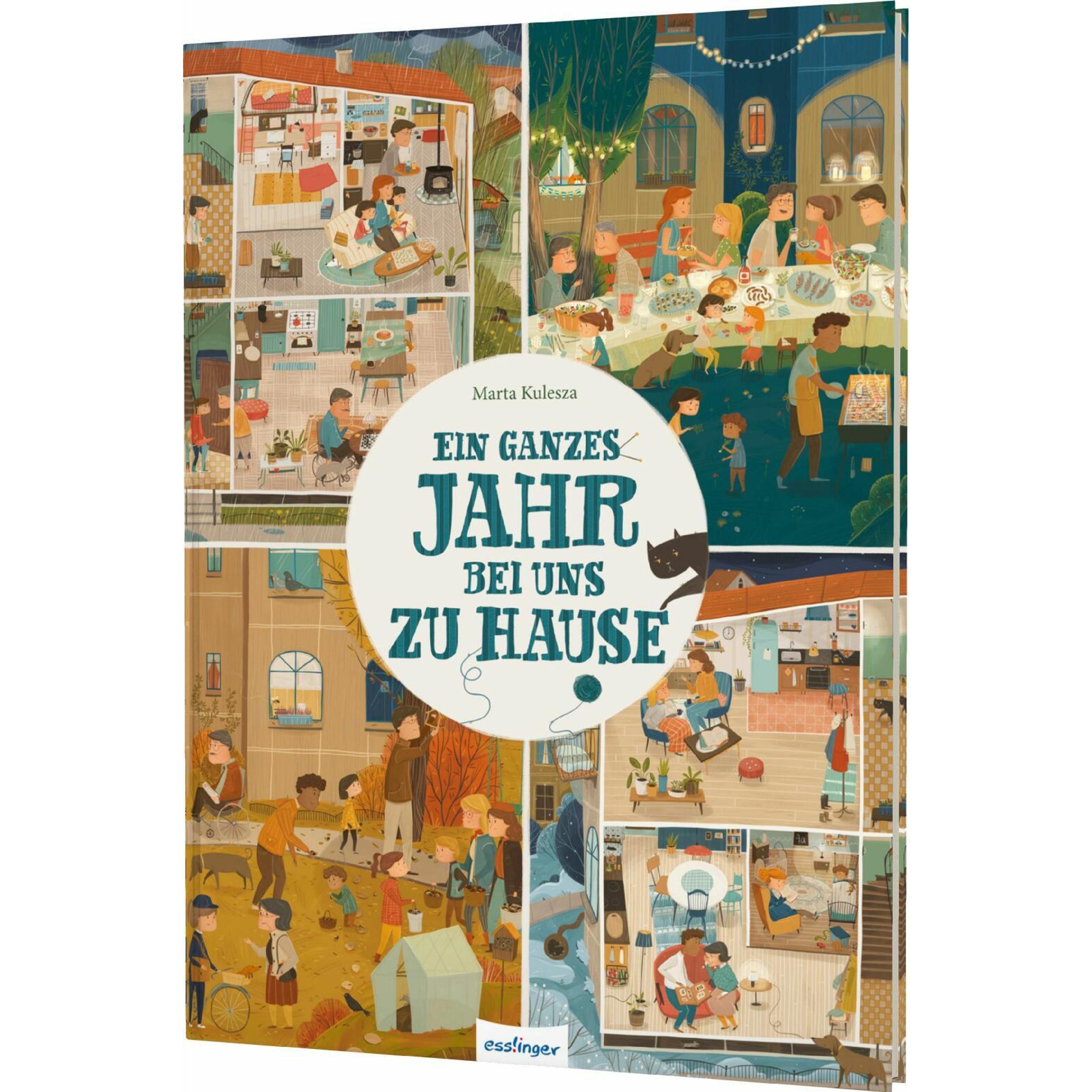 Thumbnail - Ein ganzes Jahr bei uns zu Hause, Kinderbücher von Marlena Breuer, Marta Kulesza