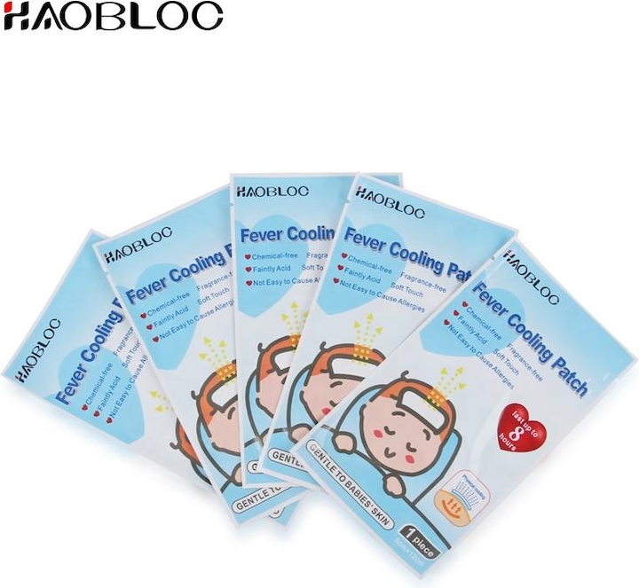 Produktbild PhoneLook Selbstkühlender Kalt Fiebersenkender Cooling-Patch Pflaster (6Stk) mit aktiv kühlendem Gel (6 x)