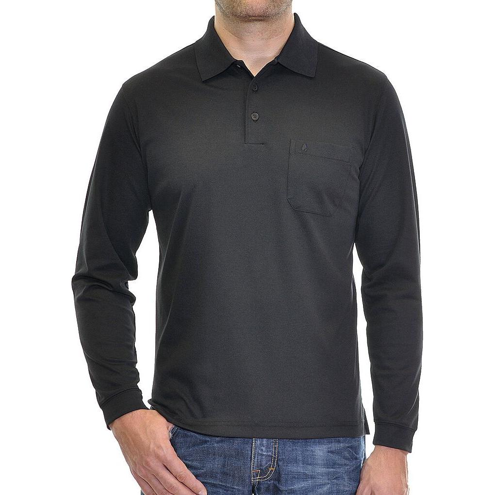 Thumbnail - Ragman, Herren, Shirt, Poloshirt Casual Bequem sitzend, Schwarz, (4XL)