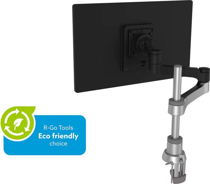 Actual product image R-Go Tools Table mount Zepher 4 C2 Black/Silver (Table, 32", 8 kg)
