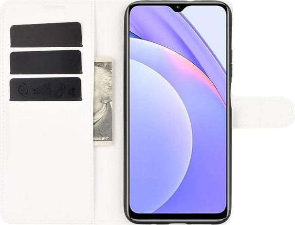 Produktbild MU Classic Litchi Leder Bookcover Series (Realme 9 4G, Xiaomi Redmi 9T)
