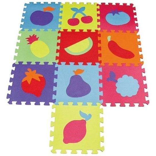 Smily, Tappetino da gioco, Mata piankowa Owoce SmilyPlay SP84355 43557 (29 x 29 cm)