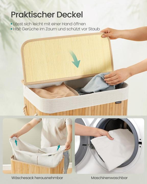 Image du produit Songmics Panier à linge (100 l)