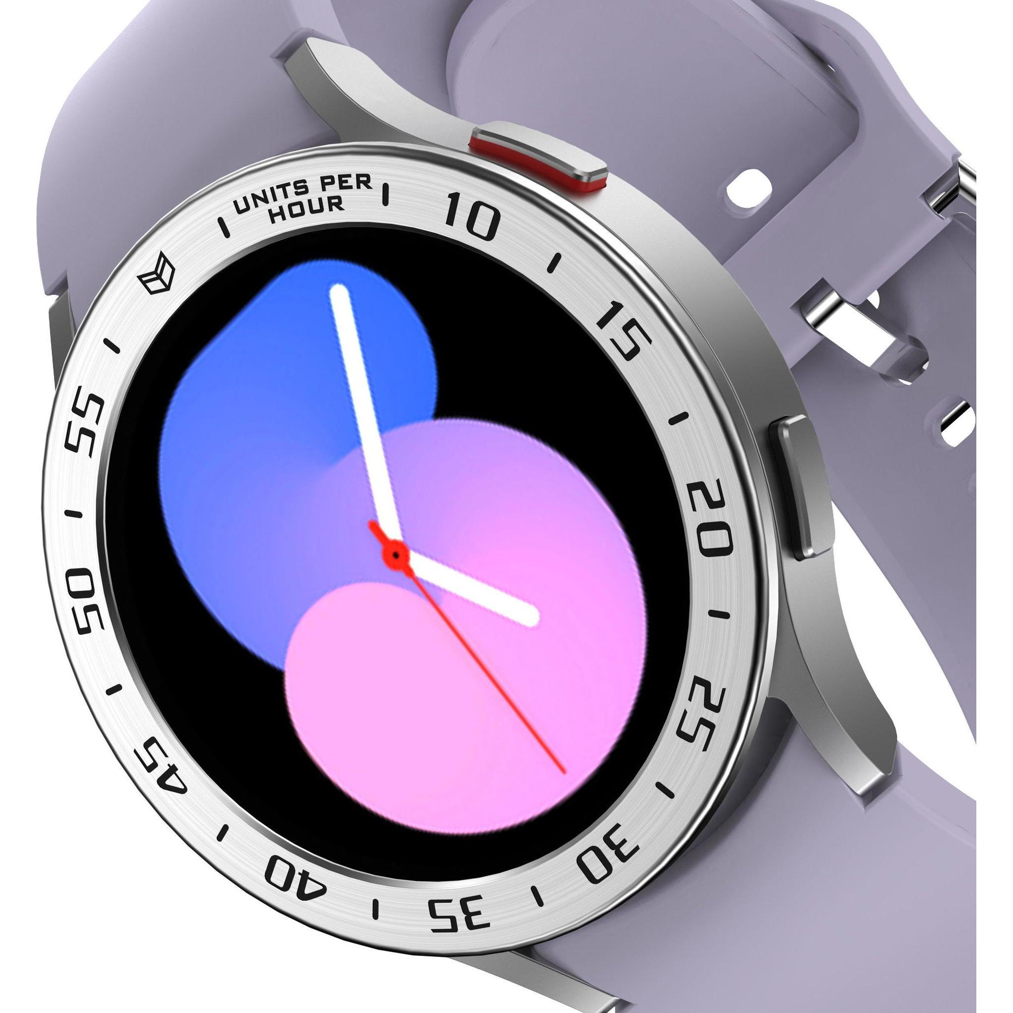 Thumbnail - Strap-it Lünettenring, Smartwatch Zubehör, Silber