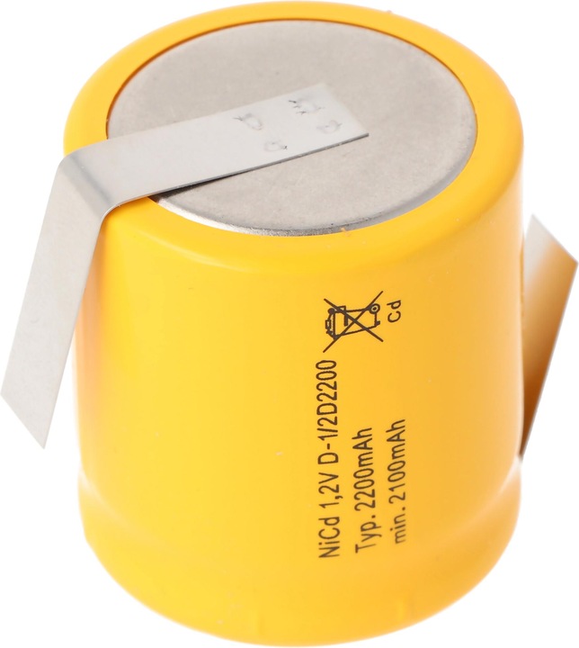 Produktbild Saft Akku VRE 1/2 D, Mono 1/2 mit Lötfahne in Z-Form (1.20 V, 2500 mAh)