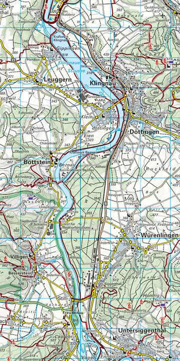 Produktbild Wanderkarte Aargau