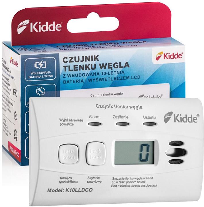 Actual product image Kidde Czujnik czadu z wyświetlaczem K10LLDCO