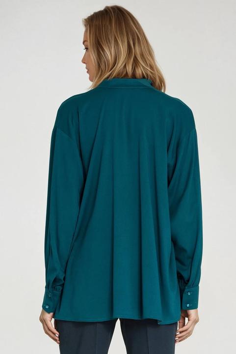 Actual product image Nife Women's oversized ruffled blouse (40, 42)