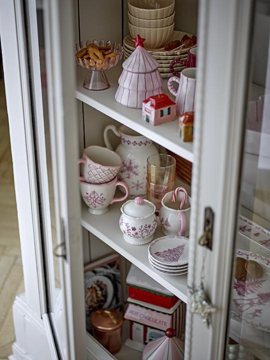 Produktbild Bloomingville - Nalu Pedestal Bowl - Rose - Glass