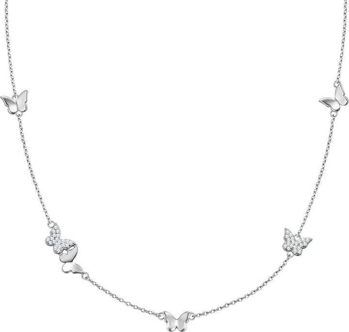 Actual product image Glanzstücke München Kette mit Anhänger Sterling Silber Zirkonia weiss - 38172 (Sterling silver rhodium-plated, 40 - 45 cm)