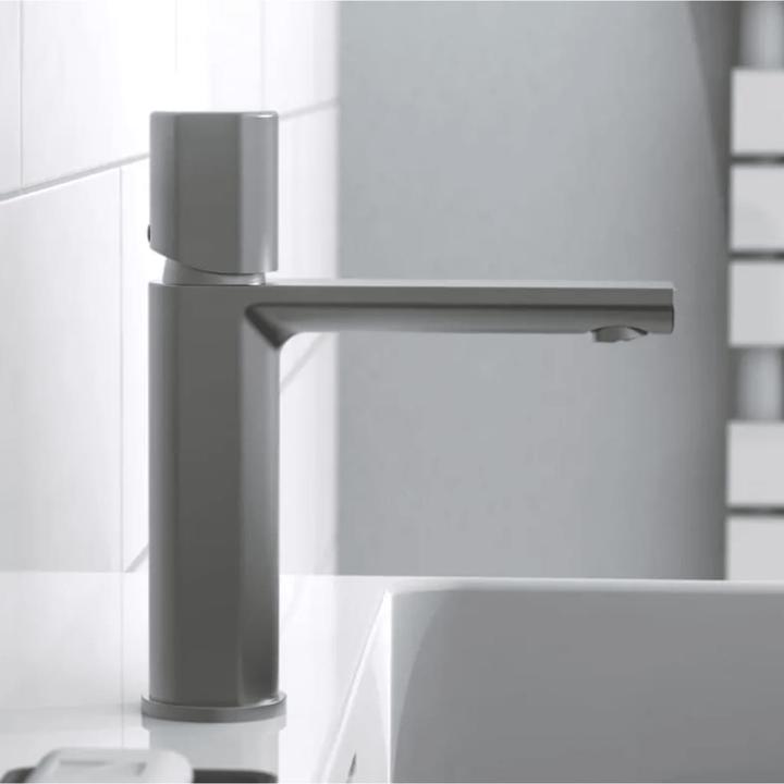 Produktbild Schütte Wasserhahn Bad NEW YORK Waschtischarmatur Graphit matt Einhebelmischer Mischbatterie 33612