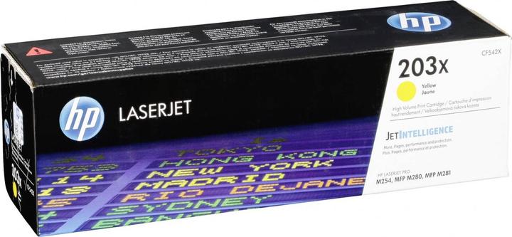 Actual product image HP 203x (Y)