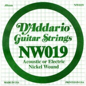 Produktbild D'Addario Nw019 (1x, E-Gitarre, 0.02")