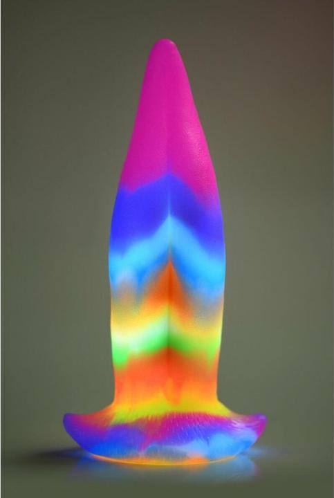 Actual product image Creature Cocks Glowinthedark Unicorn Tongue Dildo