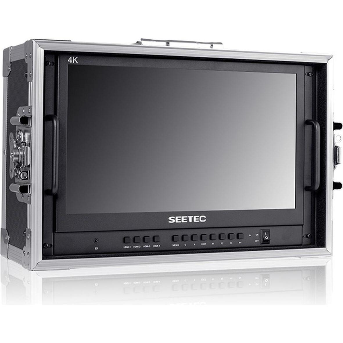 Feelworld Custodia in metallo Seetec per Atem156 (Accessori per monitor), Accessori video, Nero, Argento